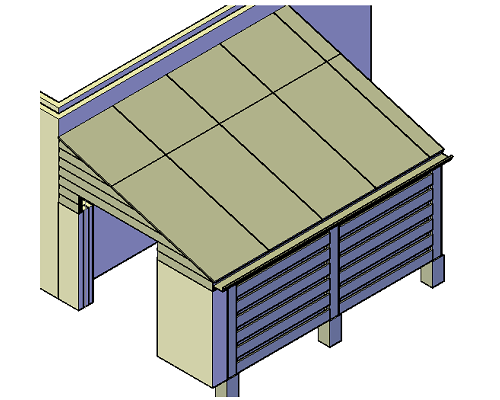 bouwtekening schuur overkapping