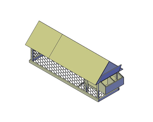 kippenhok bouwtekening