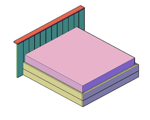 Boxspring Ombouw Bouwtekening