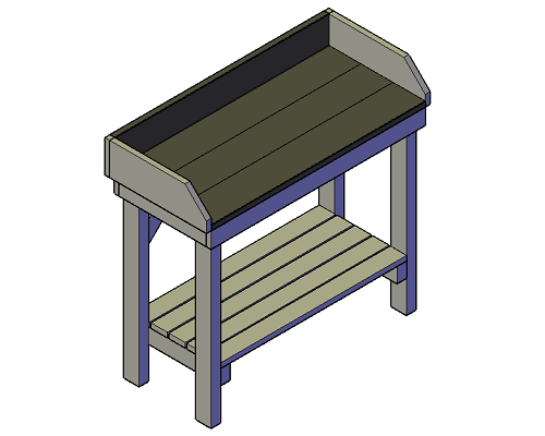 Planttafel Bouwtekening