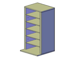 CD kast Bouwtekening