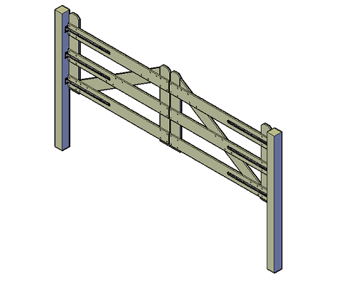 Dubbele Poort Bouwtekening