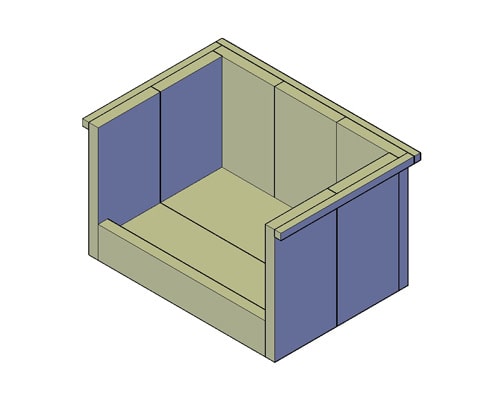 Hondenbed Bouwtekening