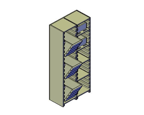 Voorraadkast Bouwtekening
