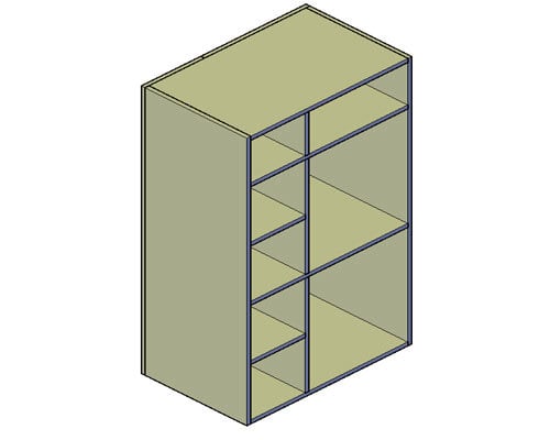 Wasmachinekast Bouwtekening