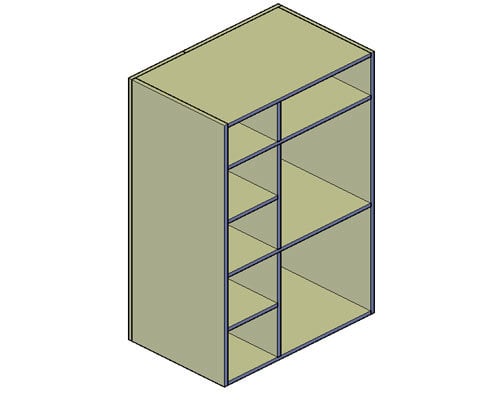 Wasmachinekast Bouwtekening